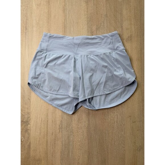 Lululemon Speed Up Short Long *4" Updated Fit Daydream Light Blue Size 4 - Picture 3 of 5